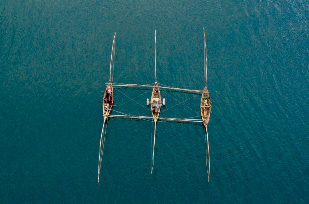 Fishermen on Lake Kivu