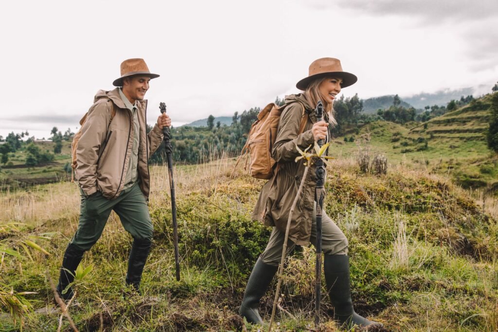 tourists from Gorilla trekking tour